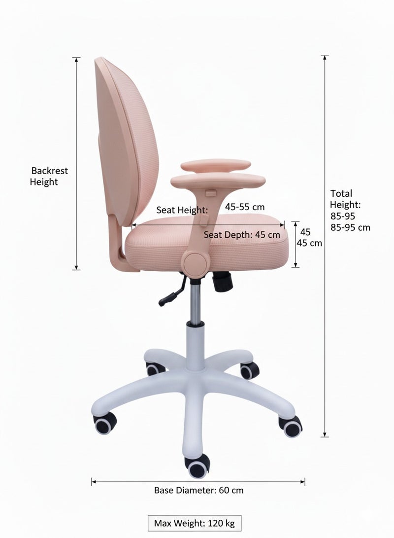 ترف كوم كرسي مكتبي دوار أنيق - Image 4